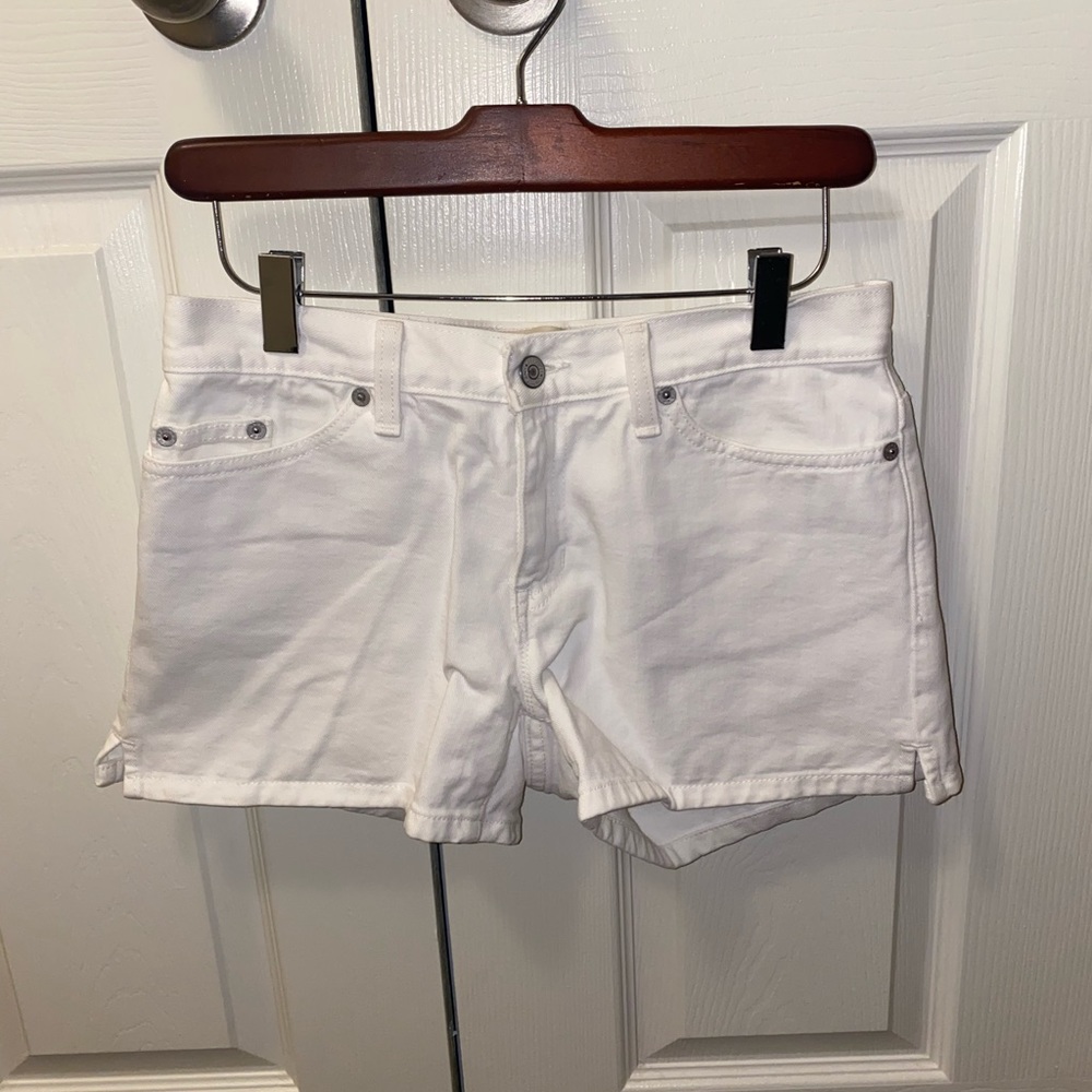 Gap White Denim Shorts